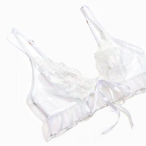 NWT Myla London White Elm Row Lace Bra